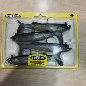 Set Of 4 NWT Storm WildEye Live Anchovy Swimbait Fishing Lures